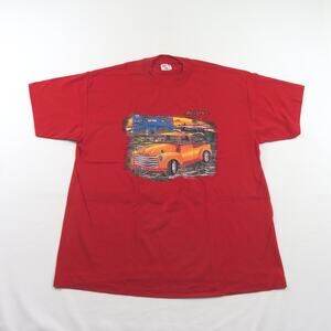 Arizona Classic Car T-shirt 1990s Vintage Red Sz XL Hef-T TeeJays NWOT